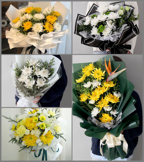 贵州毕节市威宁县麻乍乡双河村白事花束代送